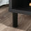 Thumbnail: Acadia Way ® Collection Night Stand with Drawer in Raven Oak Leg Detail