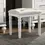 Thumbnail: Valentino Makeup Vanity stool White Finish