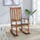 Thumbnail: "Aviva" Slat Back Wooden Rocking Chair