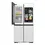 Thumbnail: Bespoke 4-Door Flex™ Refrigerator Front View one Door Open