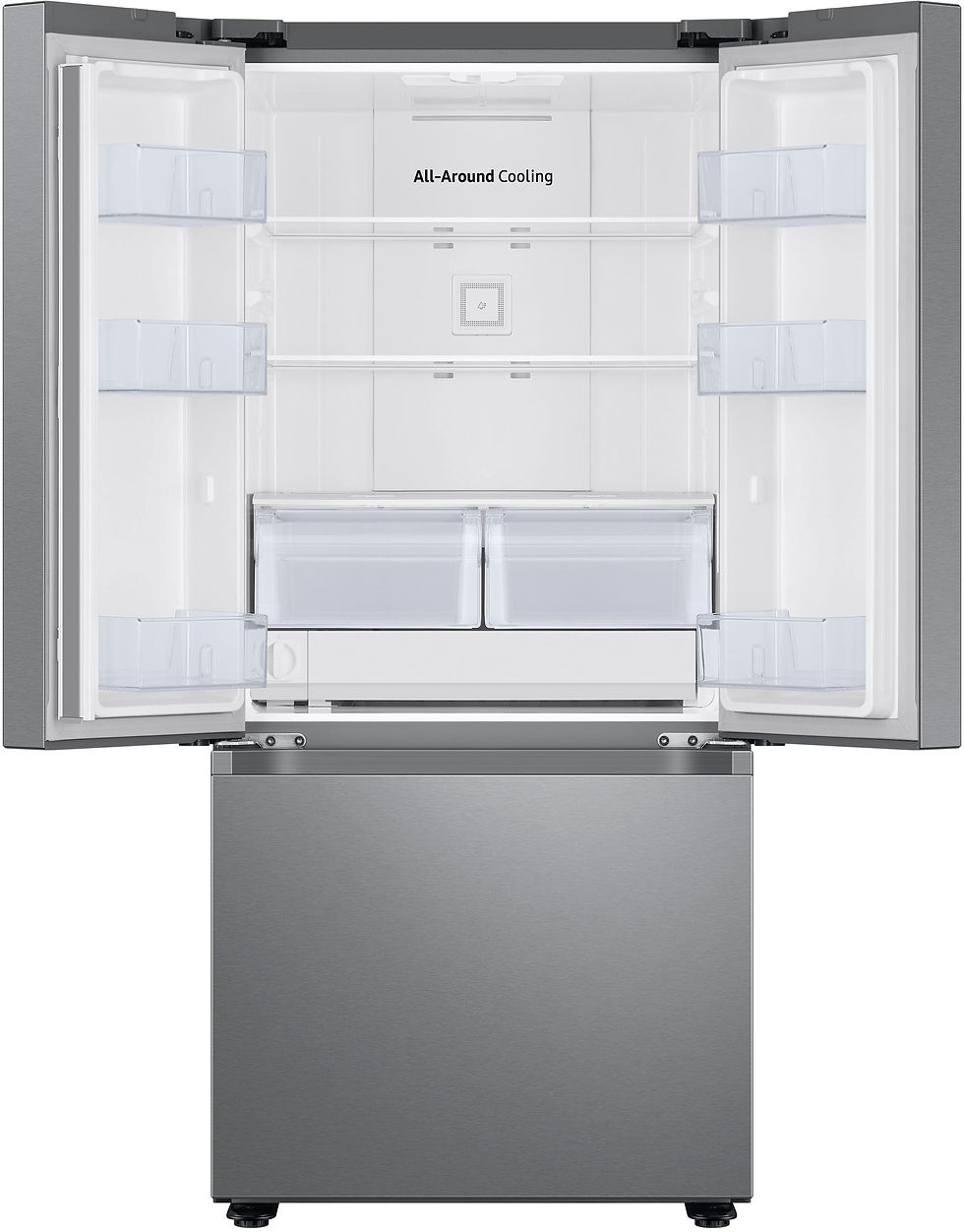 Miniatura: "SAMSUNG" 22 CU FT SMART FRENCH DOOR REFRIGERATOR IN STAINLLES STEEL