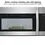 Miniatura: "Frigidaire" 1.8 Cu. Ft. Over-The-Range Microwave Oven Light Feature