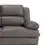 Thumbnail: Renatta 2-Piece Sofa Set in Charcoal Faux Leather Back Rest Detail