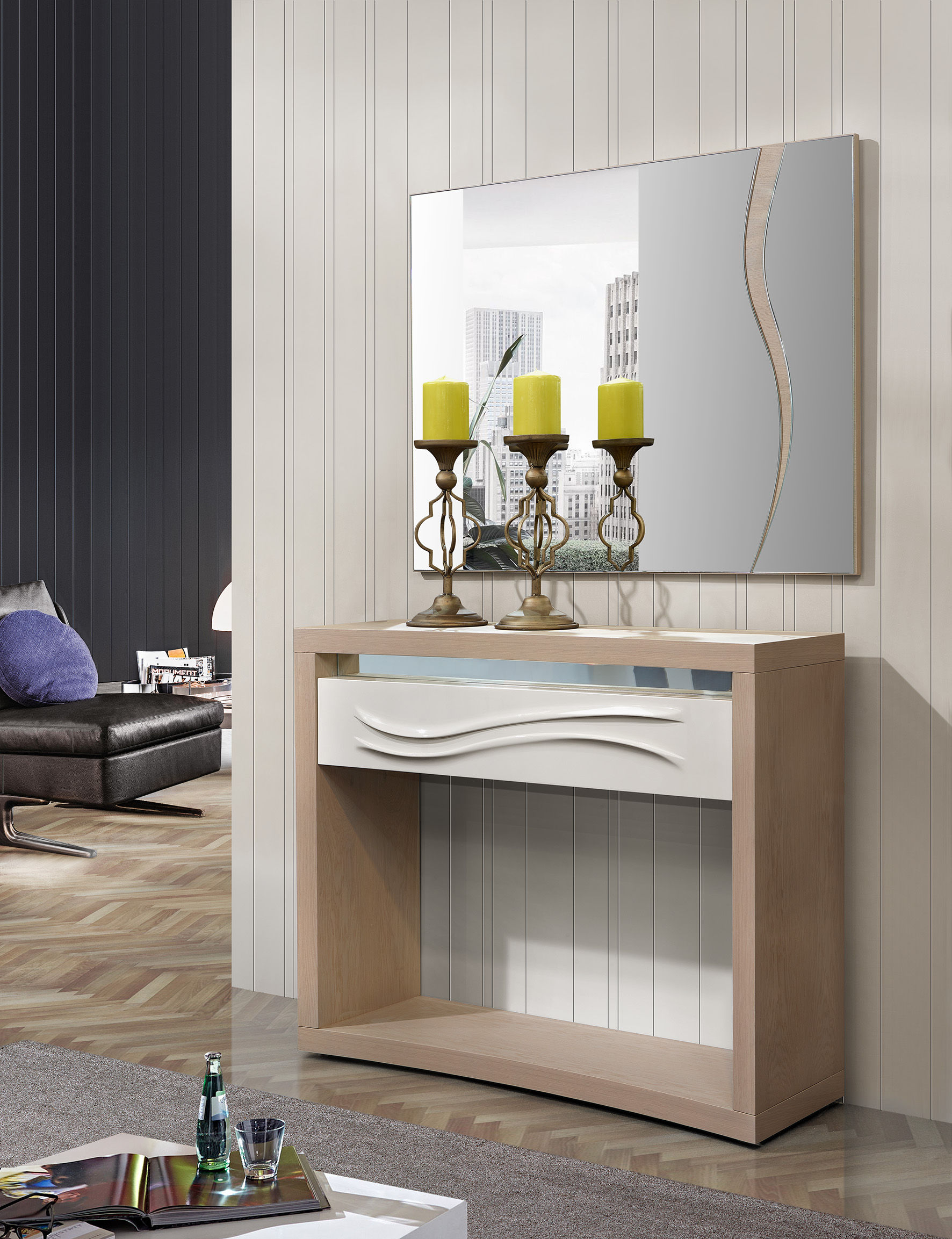 Consola cristal - entrada