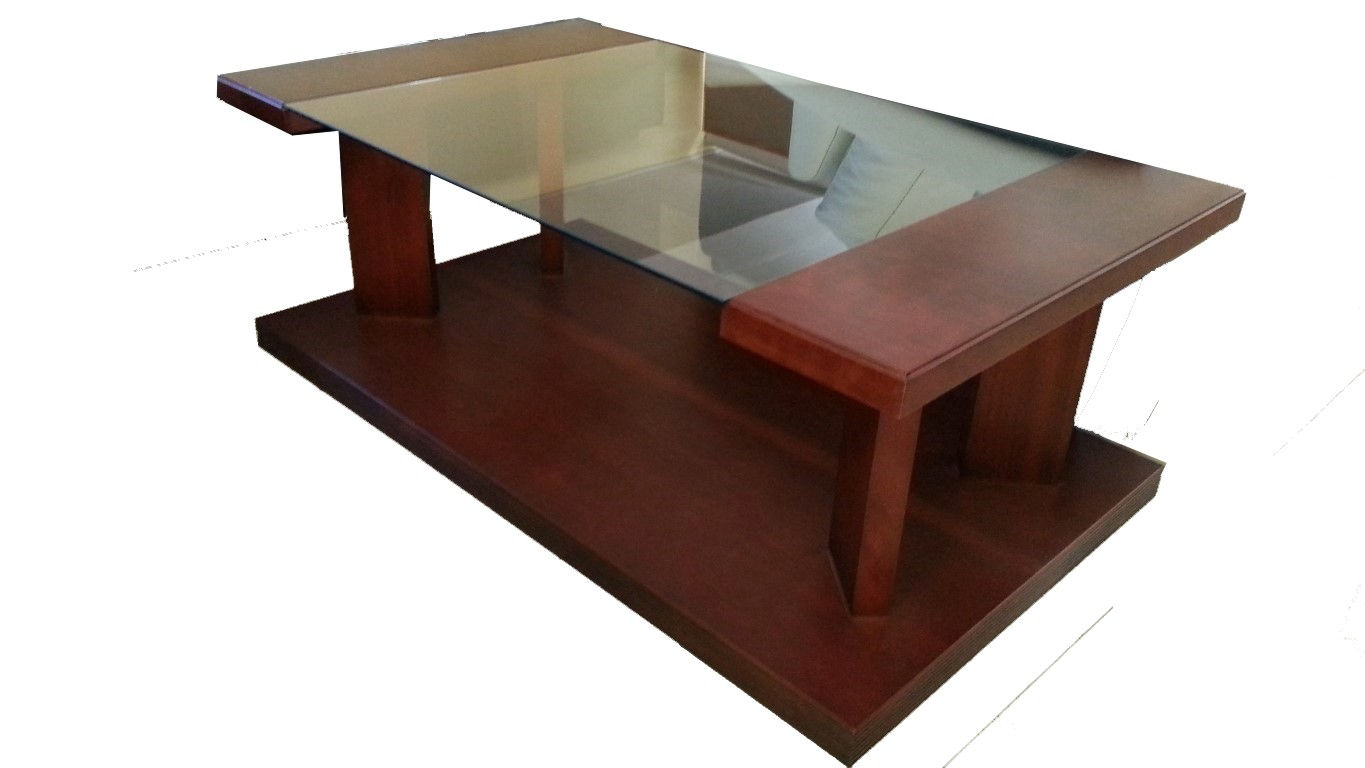 mesa de centro retangular cerejeira clássica CR