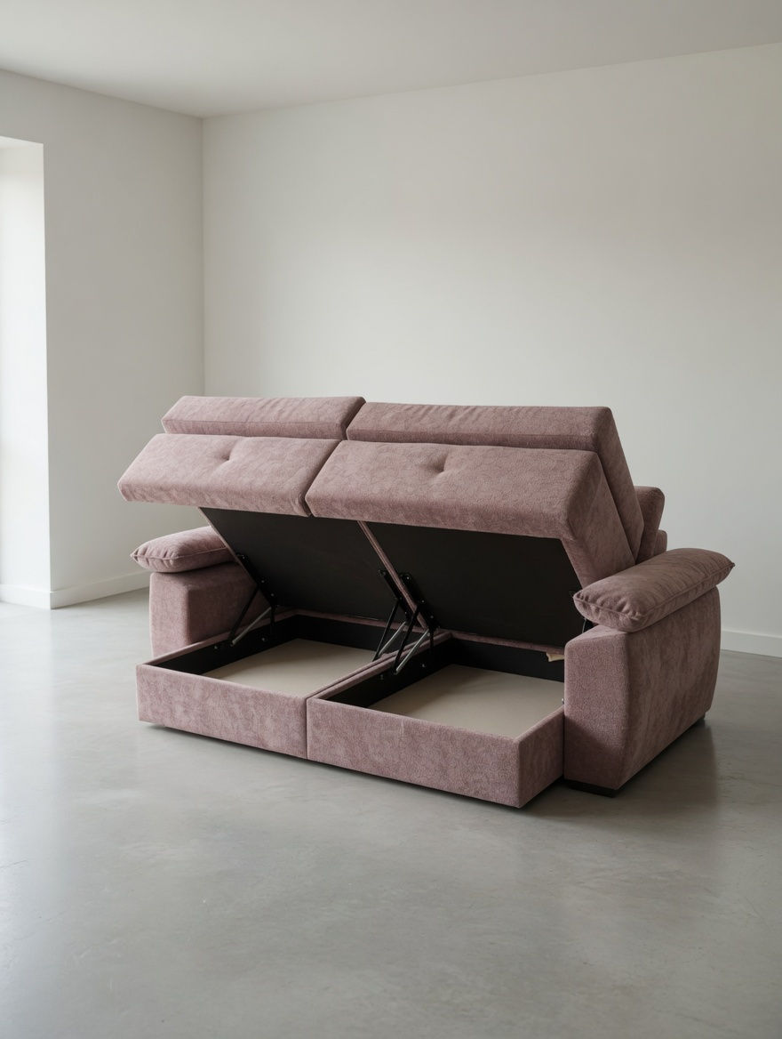 Sofá retratil de 3 lugares