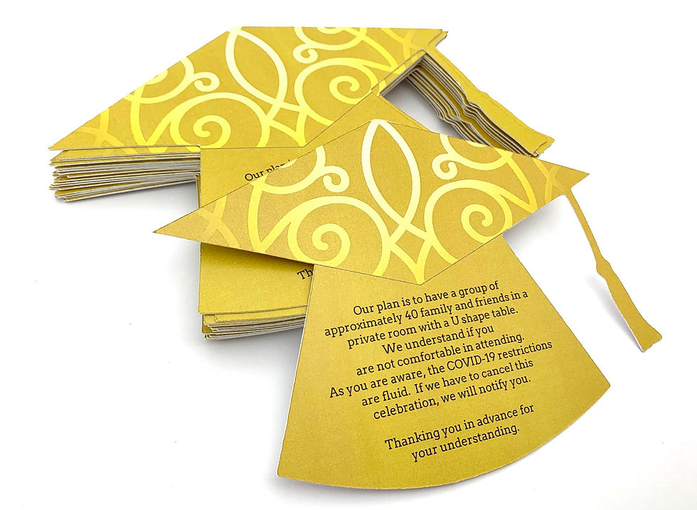 Thumbnail: Graduation Hat Insert Cards