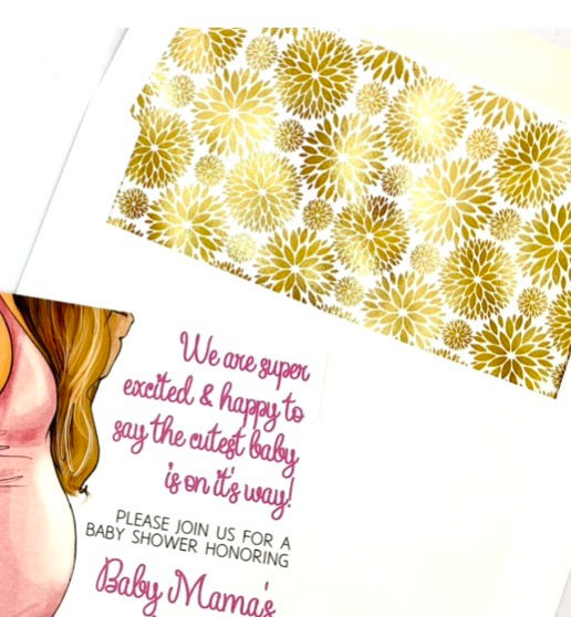 Thumbnail: Baby Shower Invitations with Baby Bump | Baby Shower Invitations
