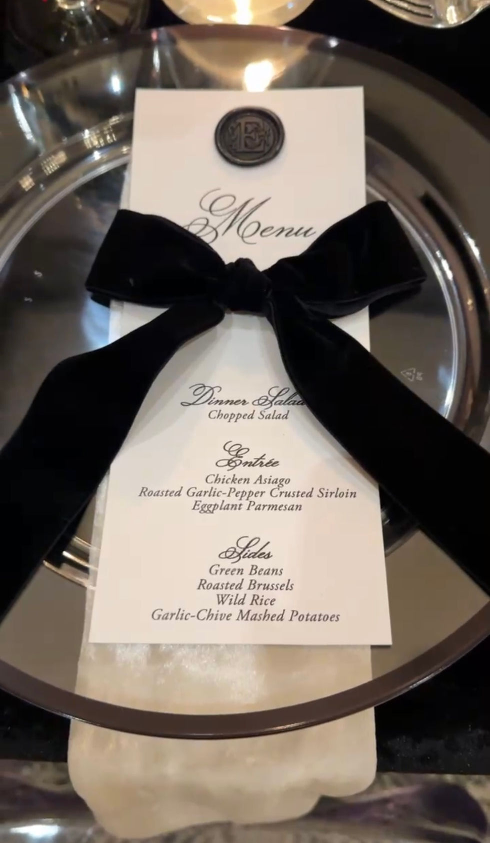 Thumbnail: Menu Cards with Velvet Ribbon | Luxury Cards with Velvet Ribbons and Wax Seals