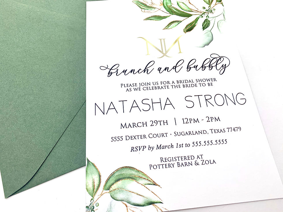 Thumbnail: Botanical Collection Invites | Bridal Shower Invites | Spring Collection 3