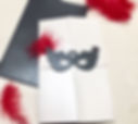 Thumbnail: 50 Shades of Grey Inspired Invitations with Belly Bands