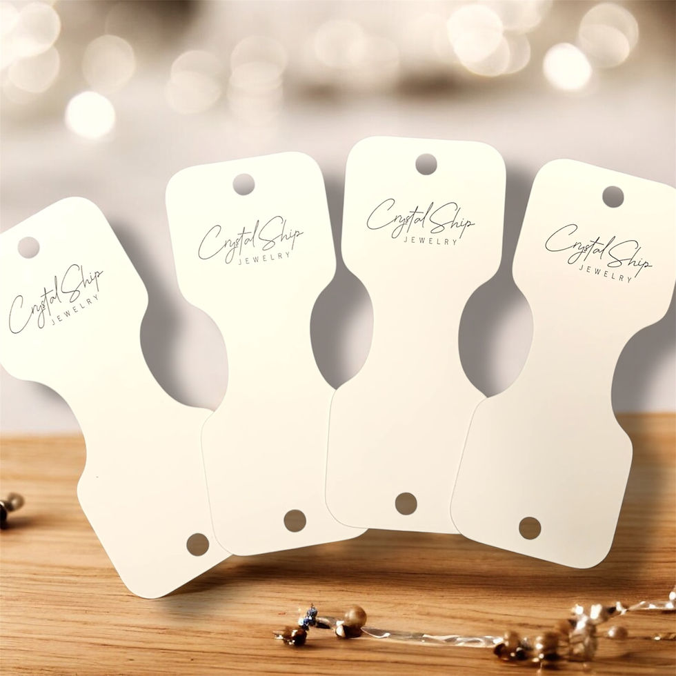 Thumbnail: Necklace Display Cards | Custom Necklace Cards | Bracelet Display Cards