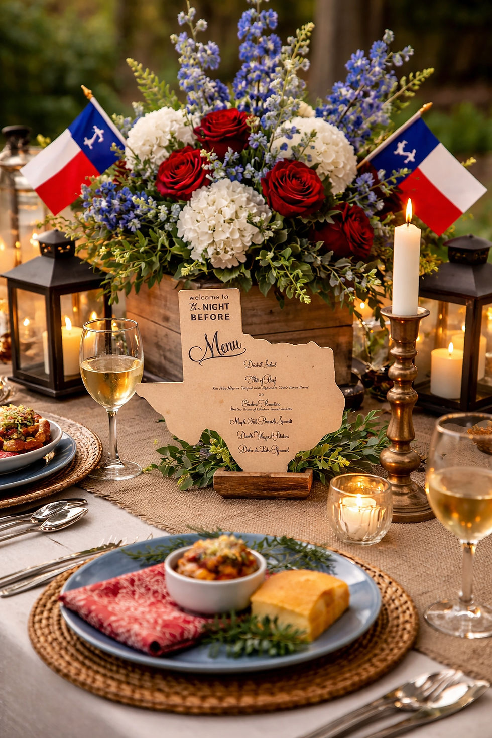 Thumbnail: Texas Shaped Menu Cards | Texas Shaped Cards