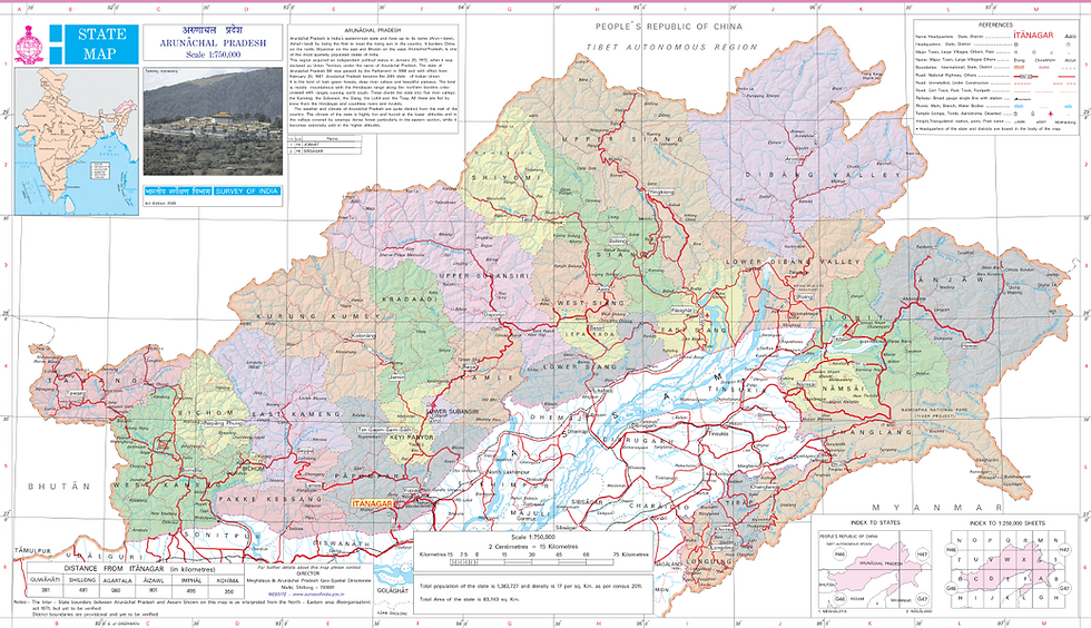 India Publication of Survey of India ALP Map: Five Strategic Implications