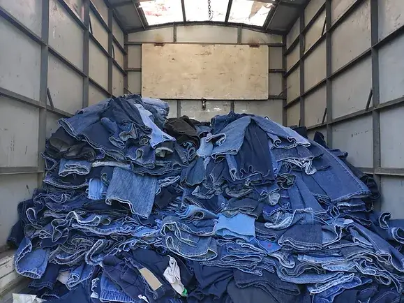 Sourcing of post-consumer jeans