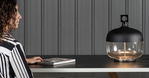 tafellamp T-Cotta serie, design by Chiaramonte Marin Studio