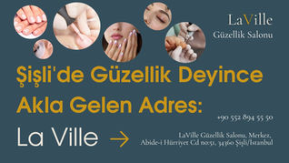Şişli güzellik merkezi La Ville salon içi, sterilize manikür istasyonları