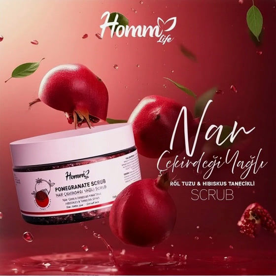 Homm Life Nar Çekirdeği Yağı & Hibiskus