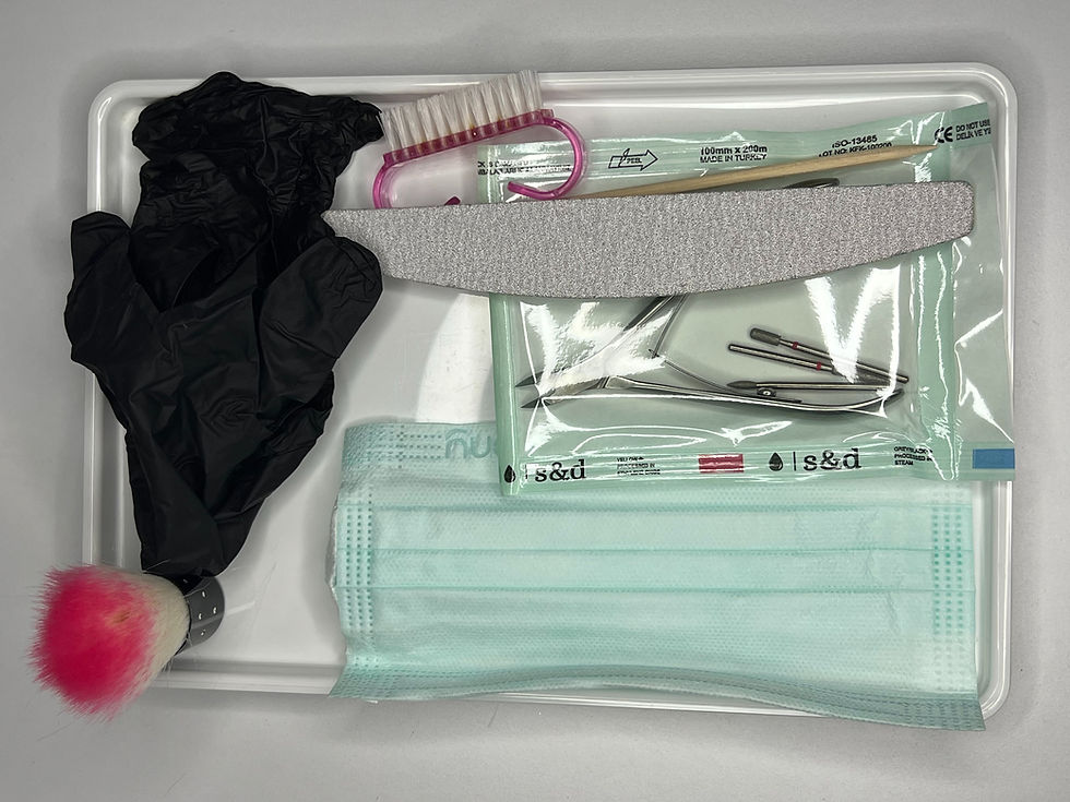 Steril manikür seti kraft paket şişli La Ville Güzellik