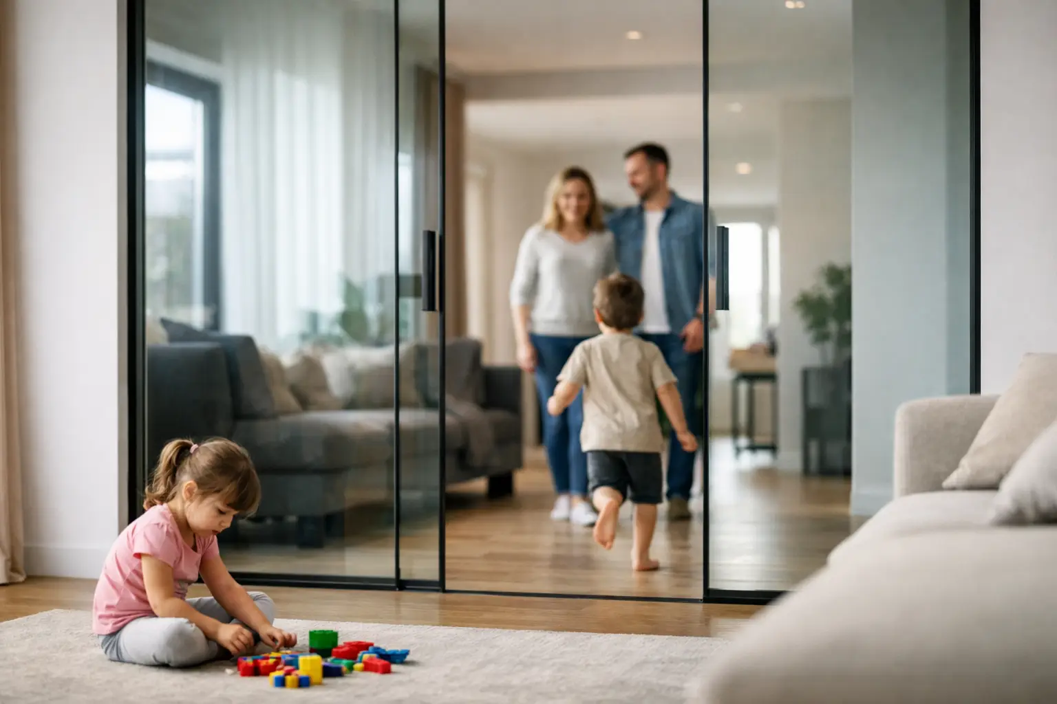 Are Internal Glass Doors Safe in Family Homes?