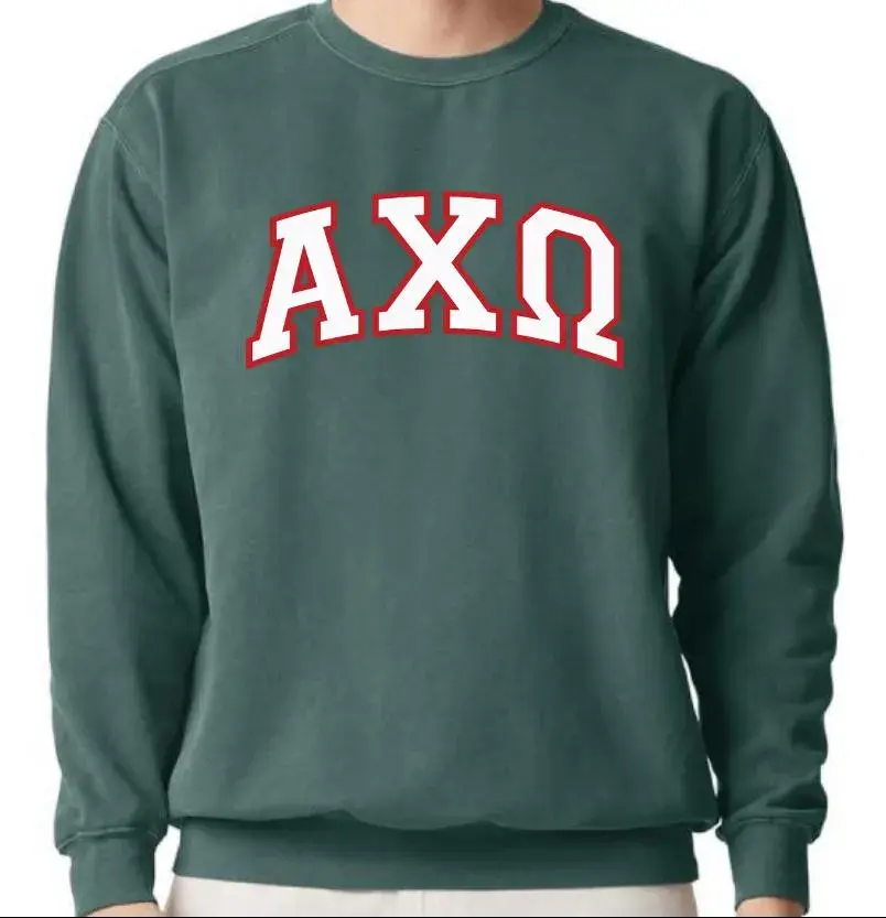 Thumbnail: Alpha Chi Omega Varsity Letter Sweatshirts