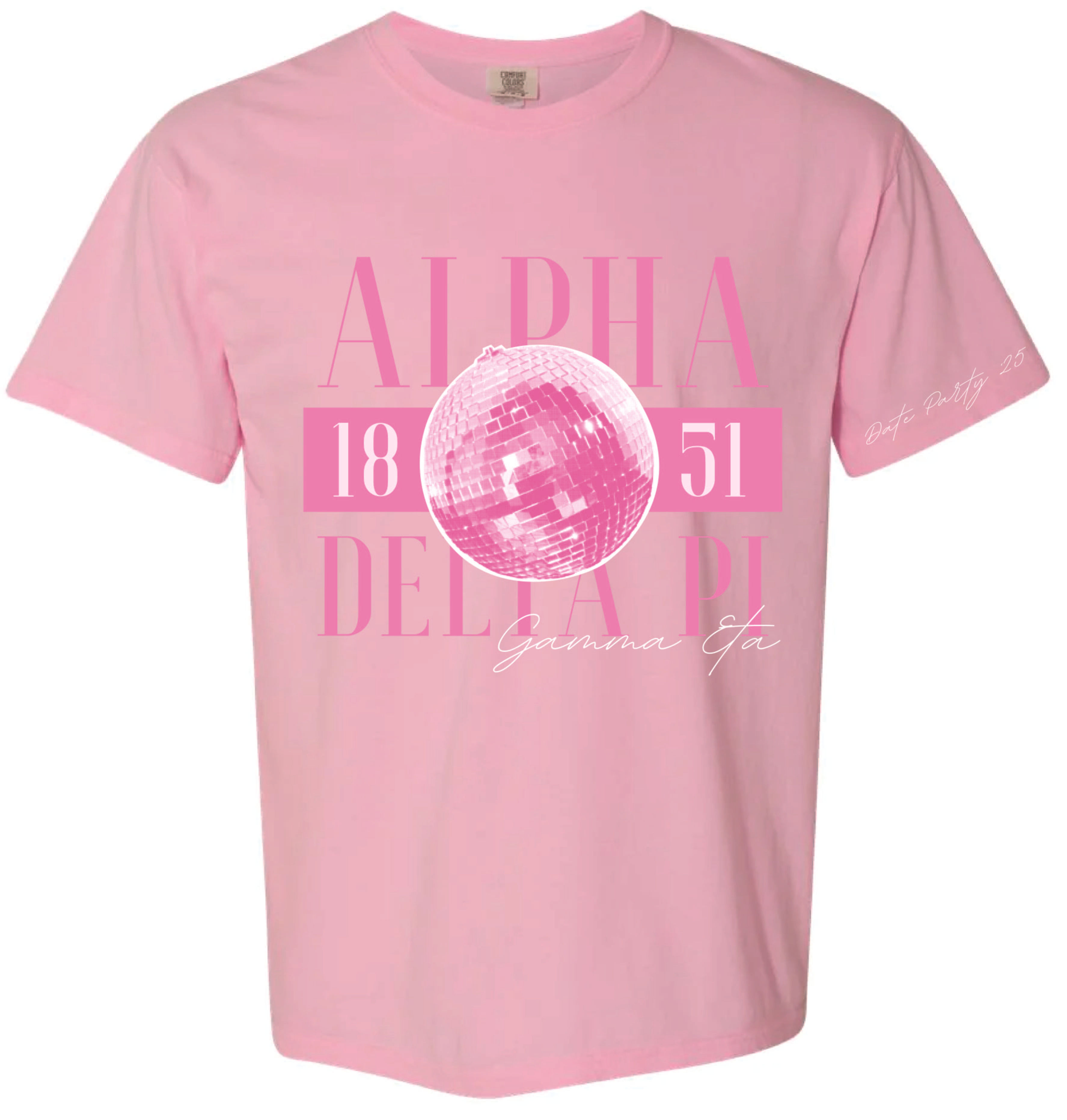 Alpha Delta Pi  2025 Date Party Tee
