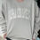 Thumbnail: Alpha Chi Omega Raised Letter Monochrome Sweatshirt