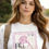 Thumbnail: Phi Mu White Sweatshirts and Comfort Color T-shirts with Pink Carnation Stamp De