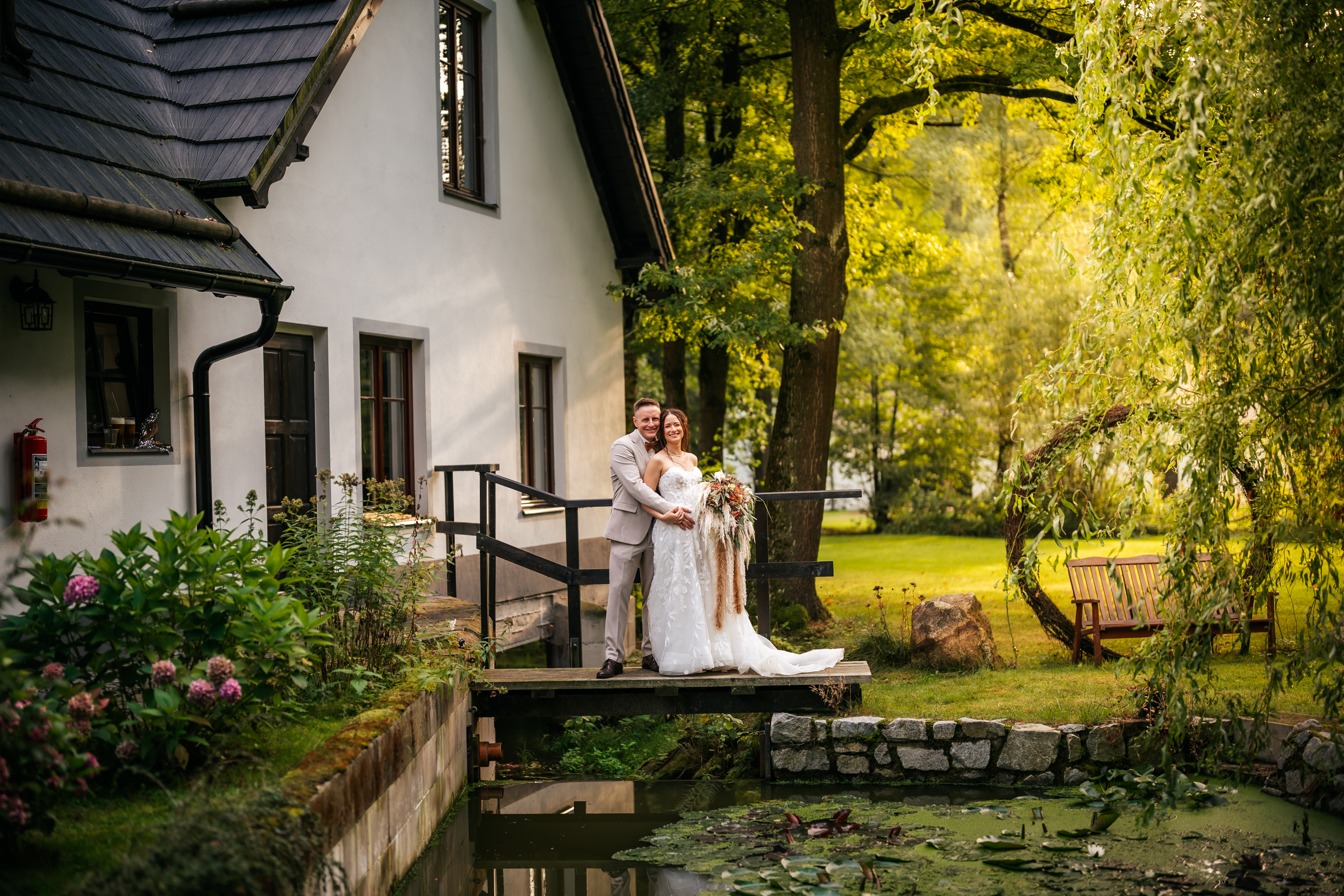 Svatební fotografie, zachycení přirozeného momentu