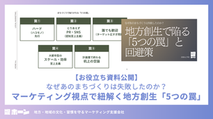 【お役立ち資料公開】なぜあのまちづくりは失敗したのか？マーケティング視点で紐解く地方創生「5つの罠」