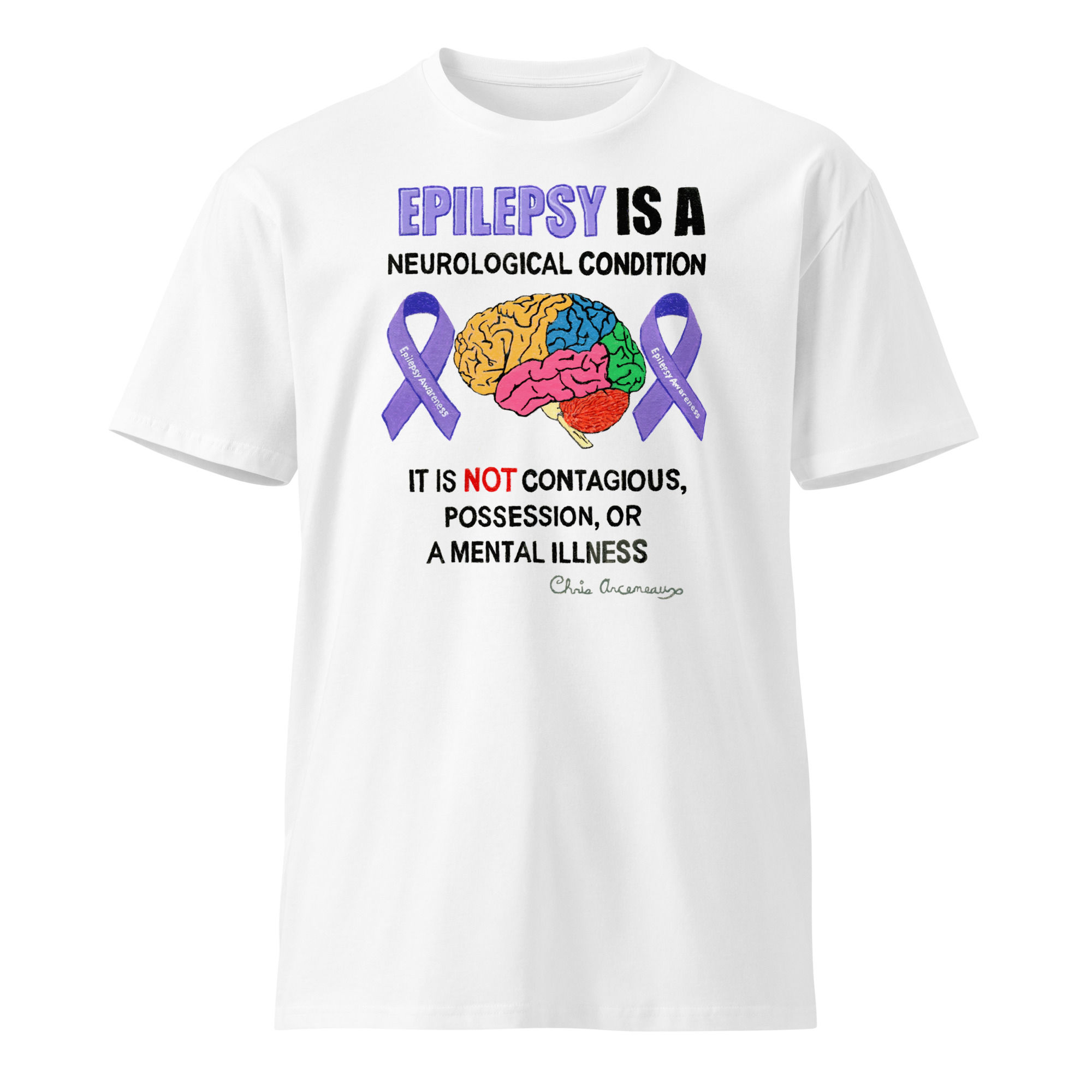 2 EPILEPSY IS Unisex premium t-shirt
