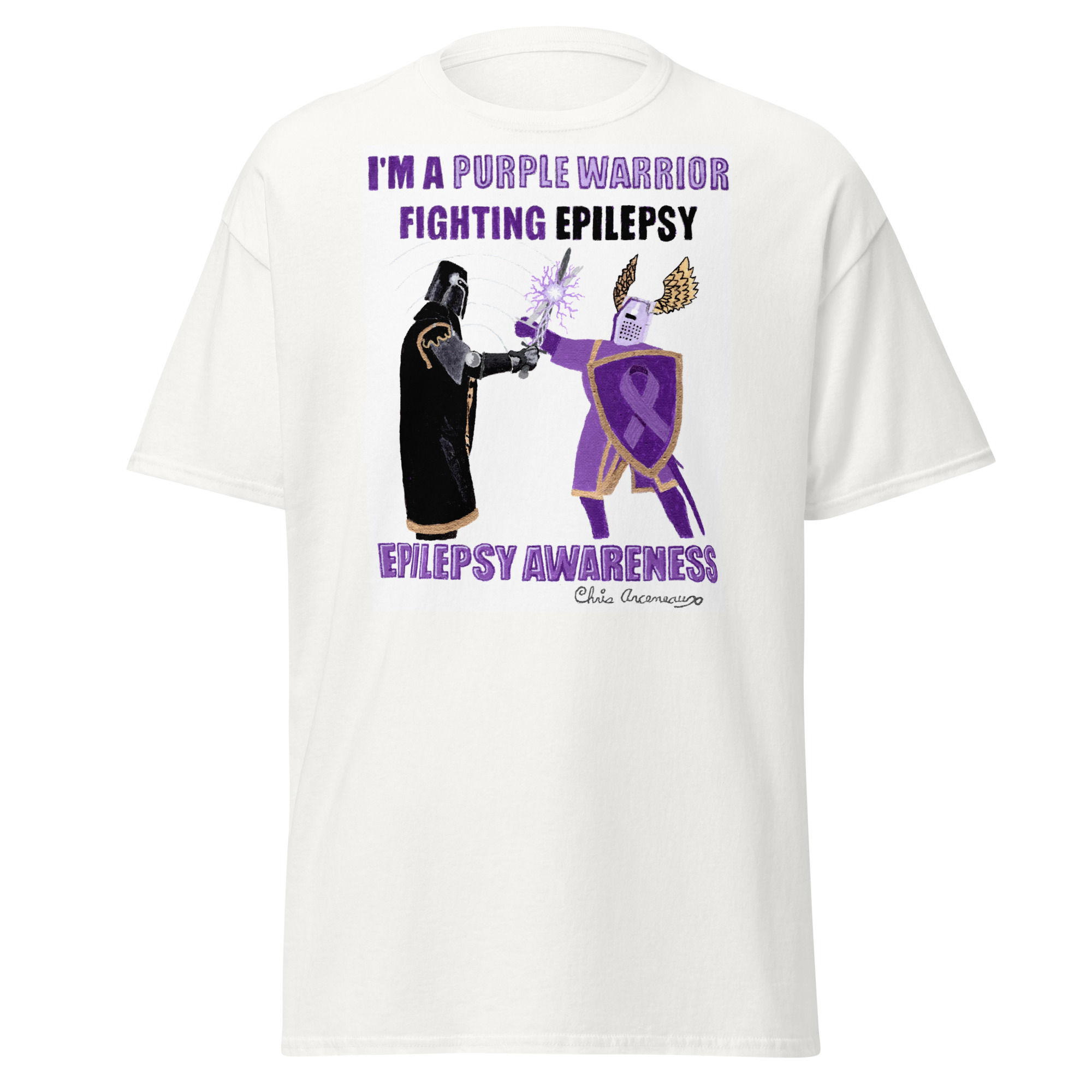 11 PURPLE WARRIOR Unisex classic tee