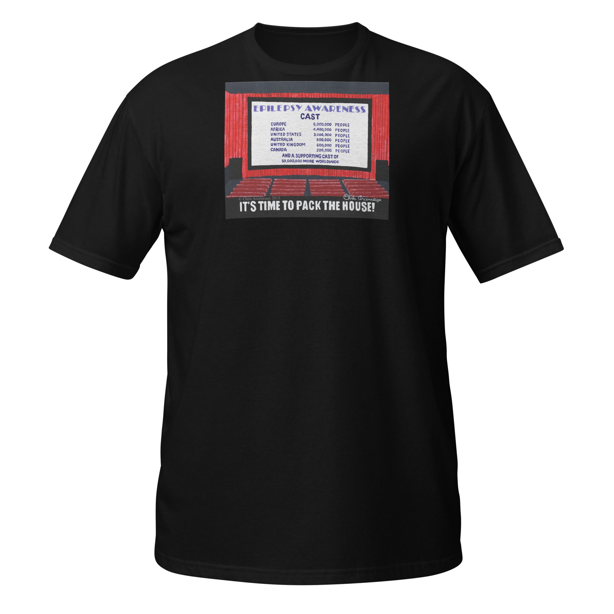 8 PACK THE HOUSE Short-Sleeve Unisex T-Shirt