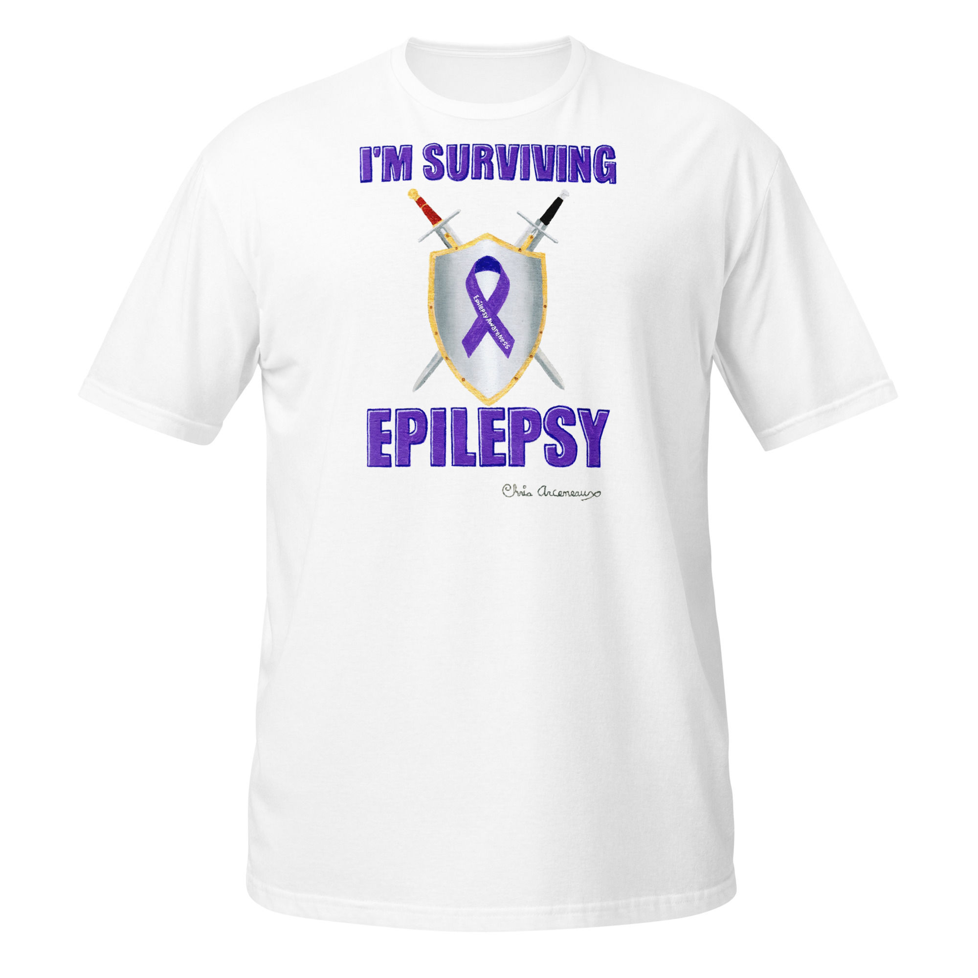 8 SURVIVING EPILEPSY Short-Sleeve Unisex T-Shirt
