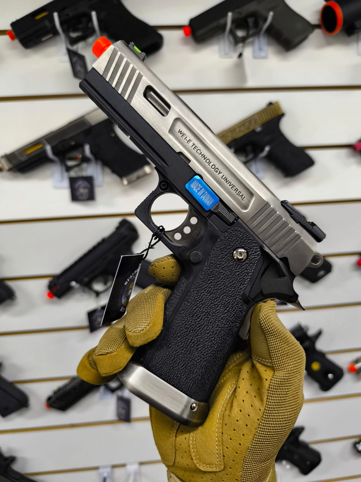 WE GBB HI-CAPA 4.3 FORCE ALLOSAURUS BLOWBACK AIRSOFT SILVER