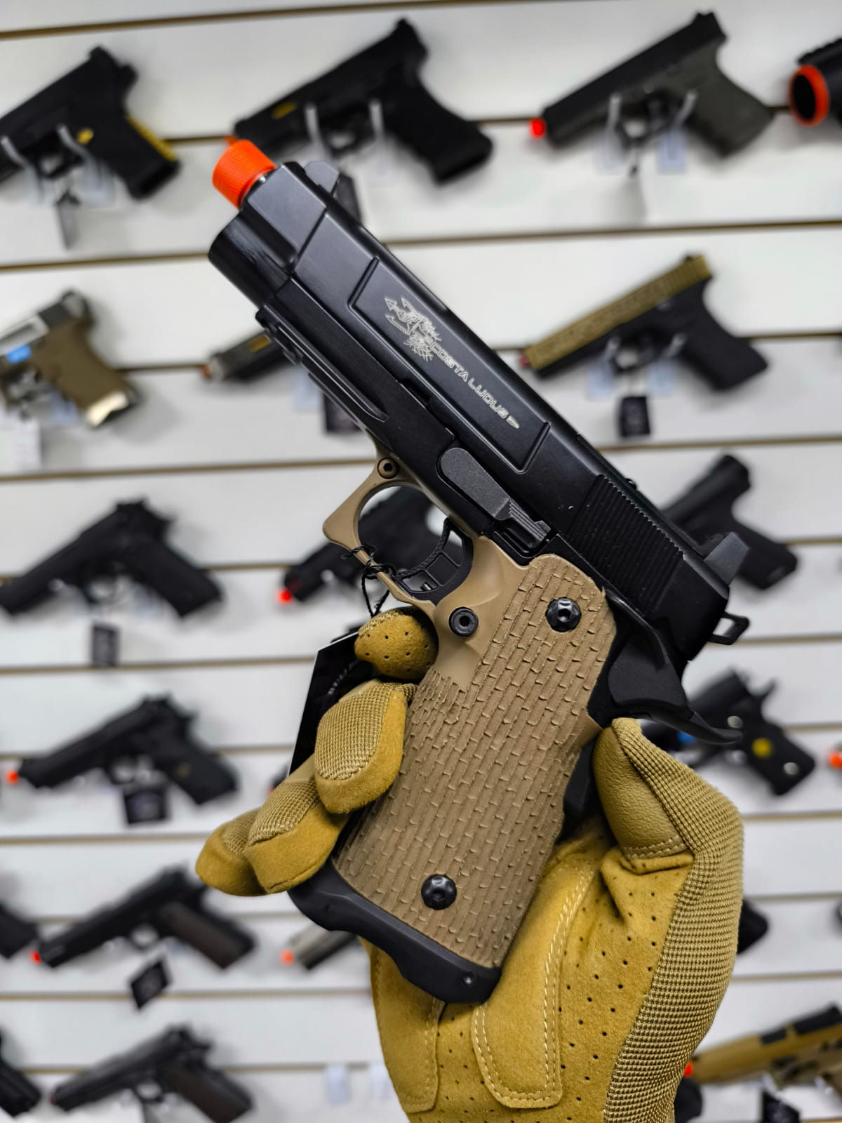 ARMY ARMAMENT GBB HI-CAPA TACTICAL BLOWBACK AIRSOFT PISTOL DUAL TONE