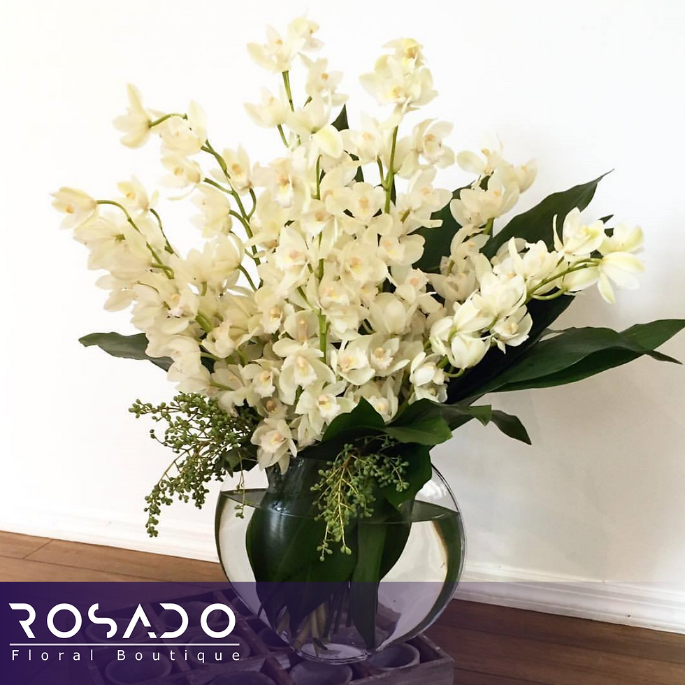 Magnolia floral arrangement