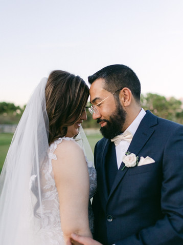 Bride and Groom portain by Galaxie Andrews Photography