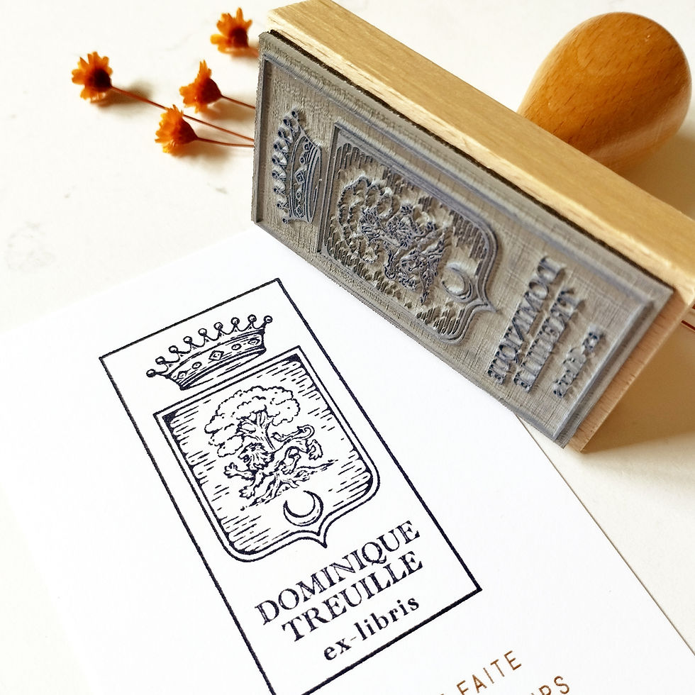 Miniature : Armoiries - Tampon blason