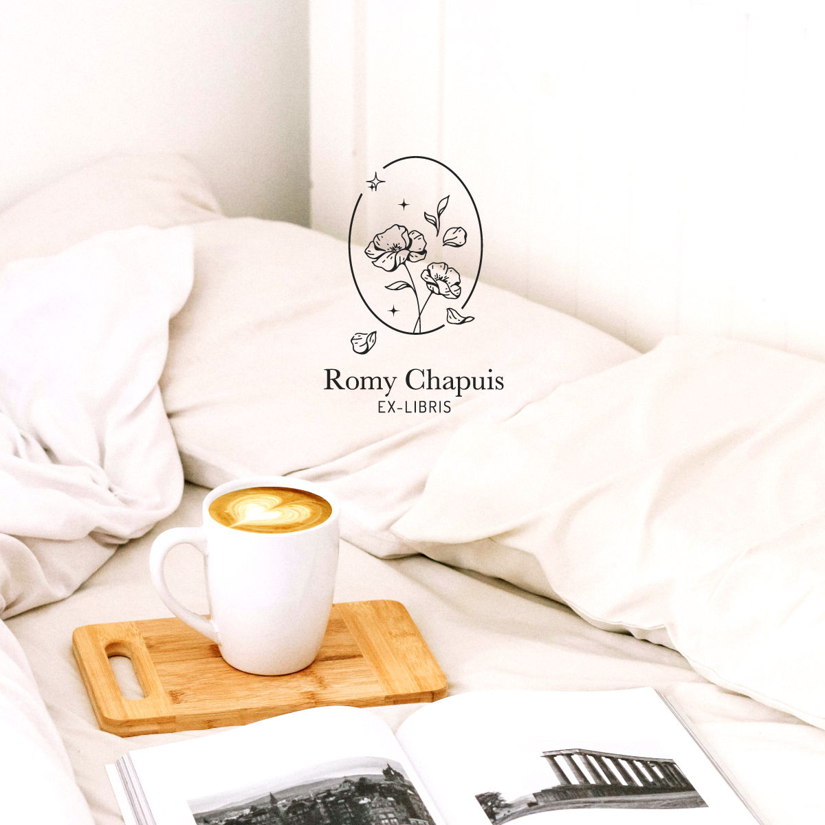 Coquelicot 2 - Tampon Ex Libris