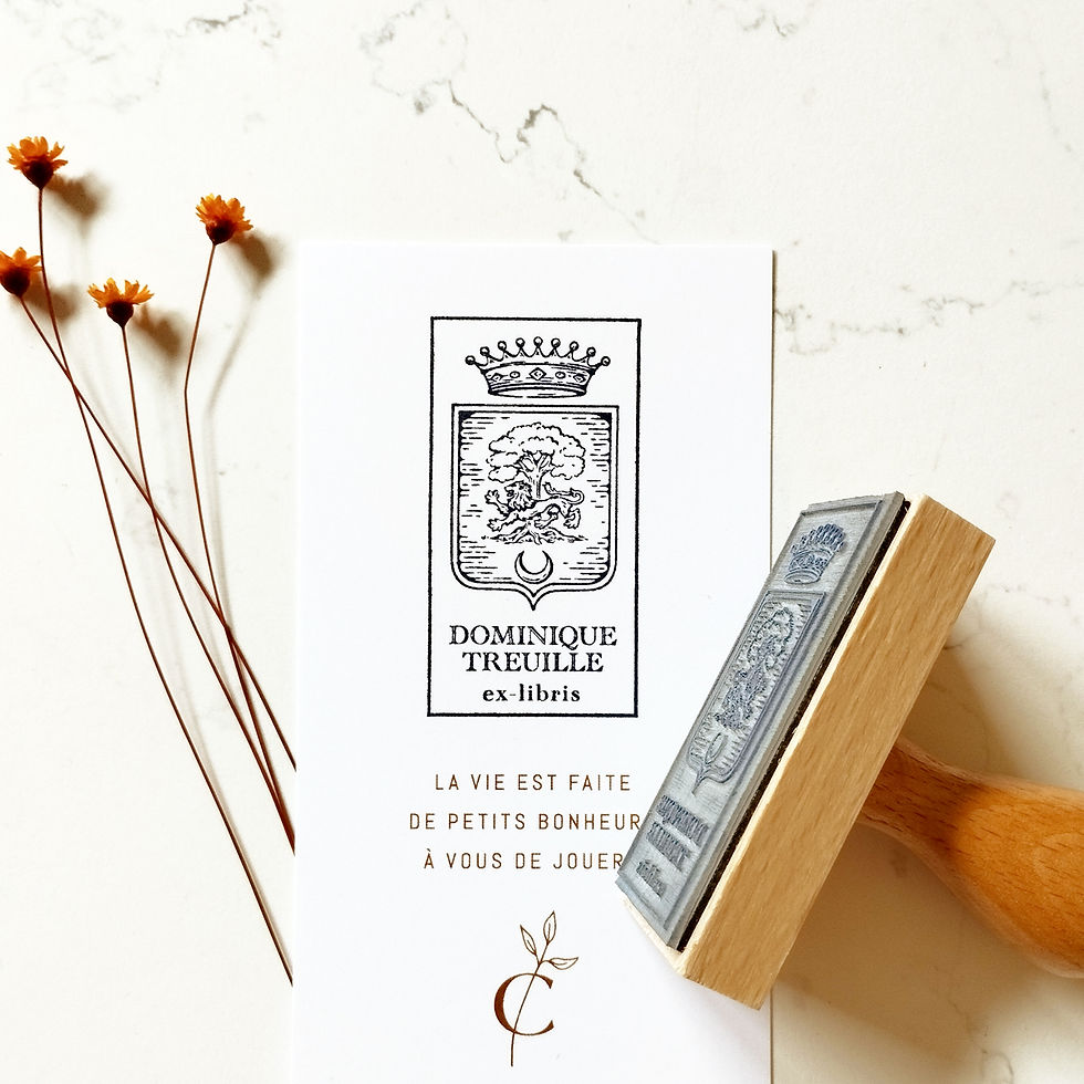 Miniature : Armoiries - Tampon blason