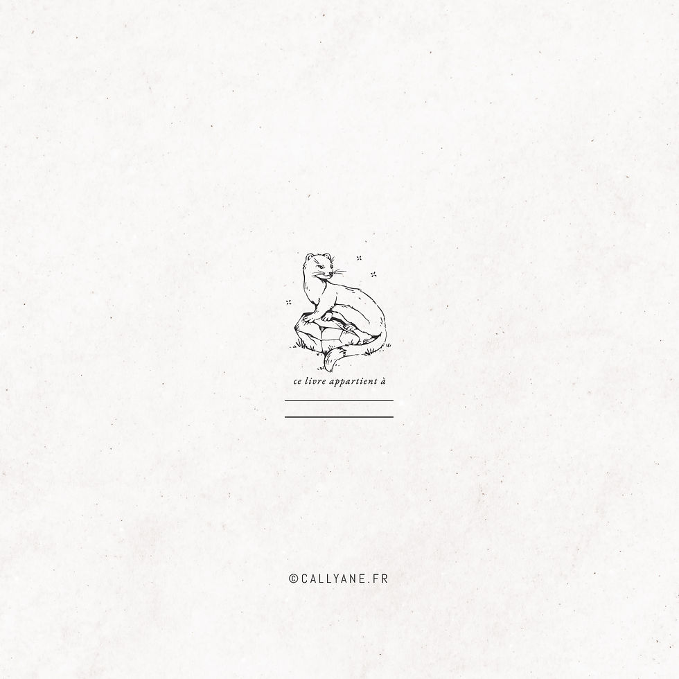 Miniature : Hermine de Bretagne 2 - Ex Libris vierge