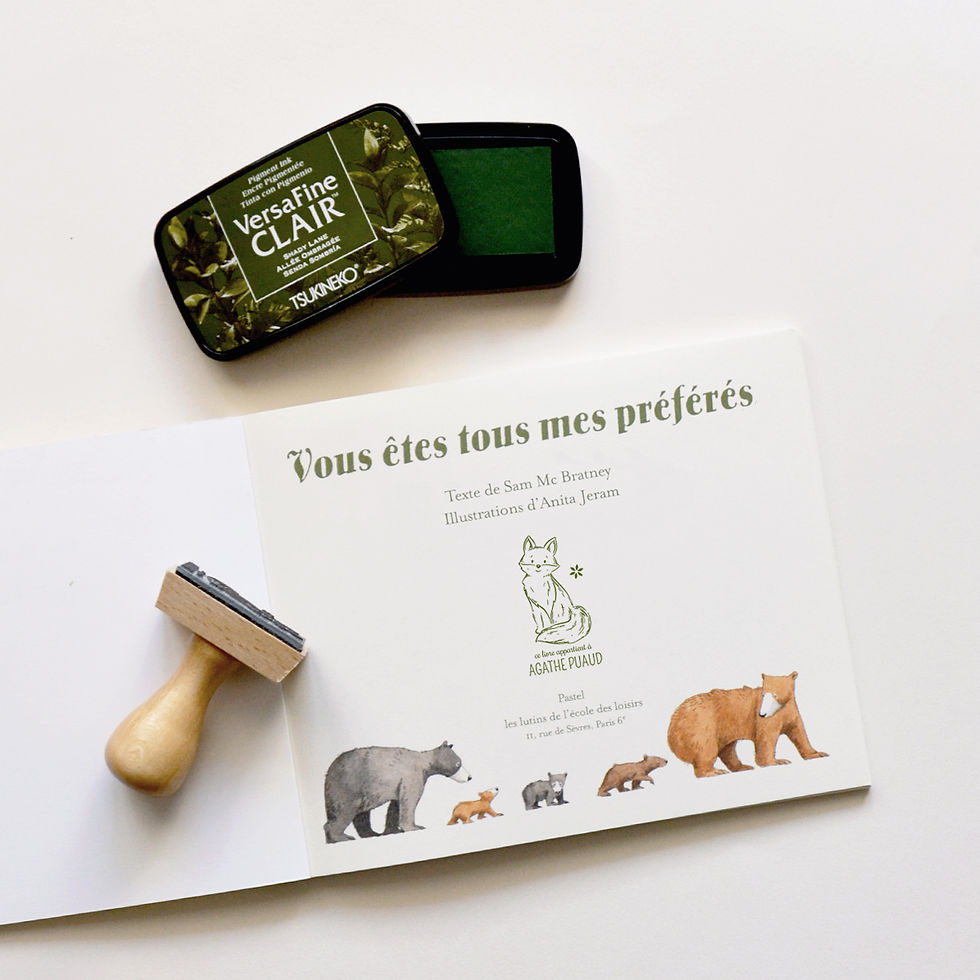 Miniature : Renard - Tampon Ex Libris Enfant