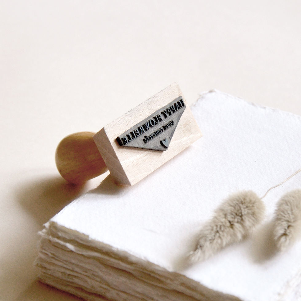 Miniature : Coeur - Tampon Merci
