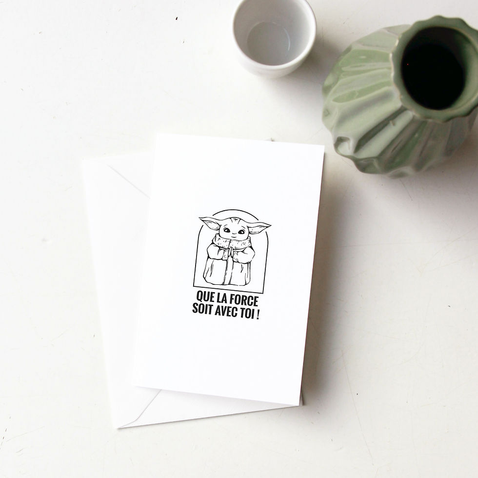 Miniature : Que la Force soit avec Toi - Tampon Humour