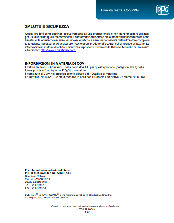 Thumbnail: Scheda Tecnica D8175/E5 pagina 4