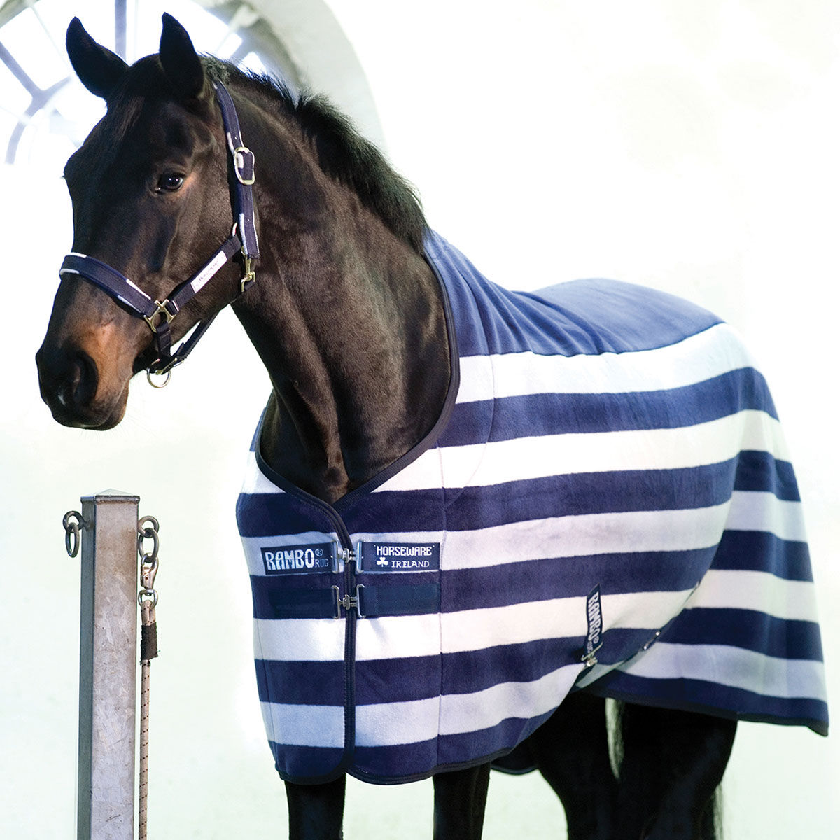 Rambo Deluxe Fleece Newmarket - Navy