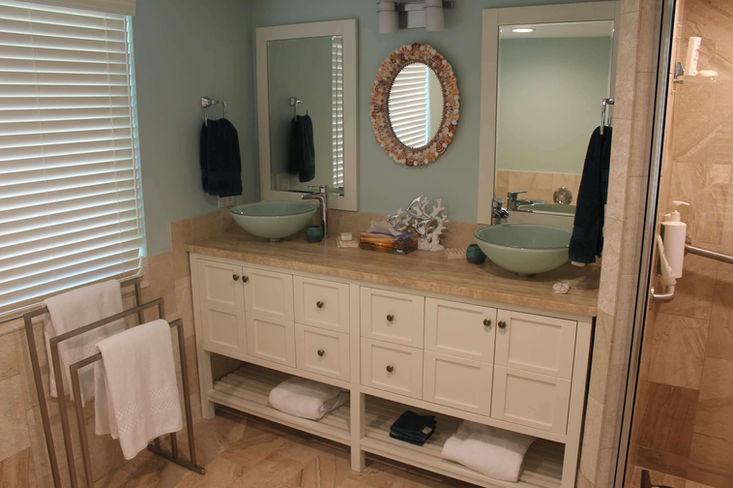 Bathroom water heater installation