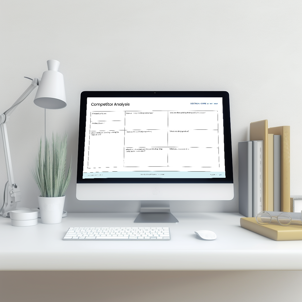 Thumbnail: Interactive Marketing Workbook / Brandable Marketing Strategy  |  28 Templates