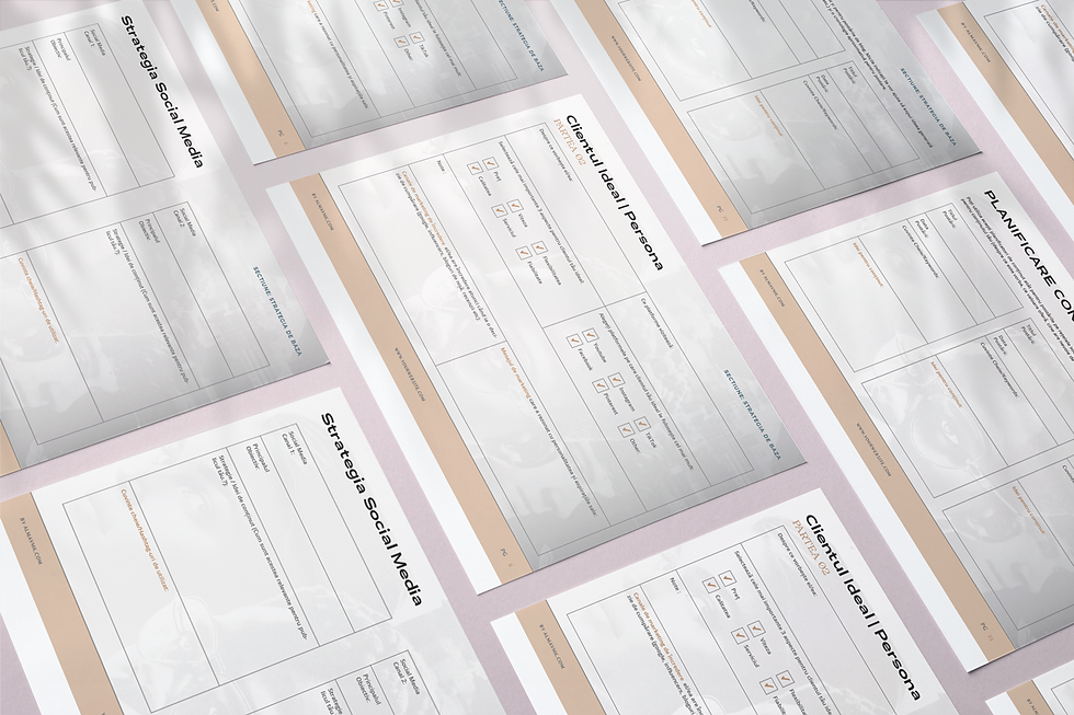 Thumbnail: Strategie de marketing digital| Document interactiv PDF |28 TEMPLATE-uri|28  PDF-uri interactive de marketing | AlmavMk